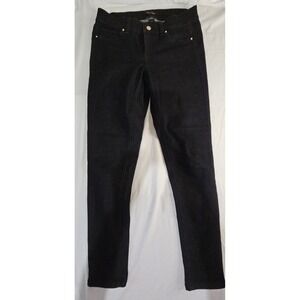 White House Black Market Womens Skinny Jeans Black Regular Fit Size S 29 Inseam